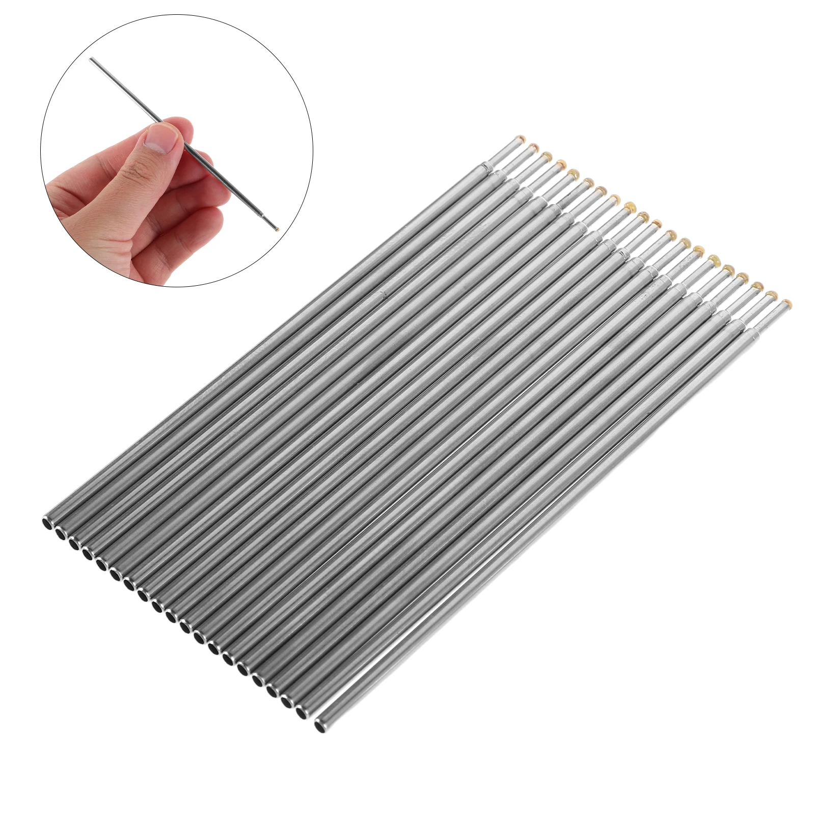 

20 Pcs Tattoo Refill Core Markers for Refills Pens Body Embroidery Plastic Temporary Replacement Piercing Assistant