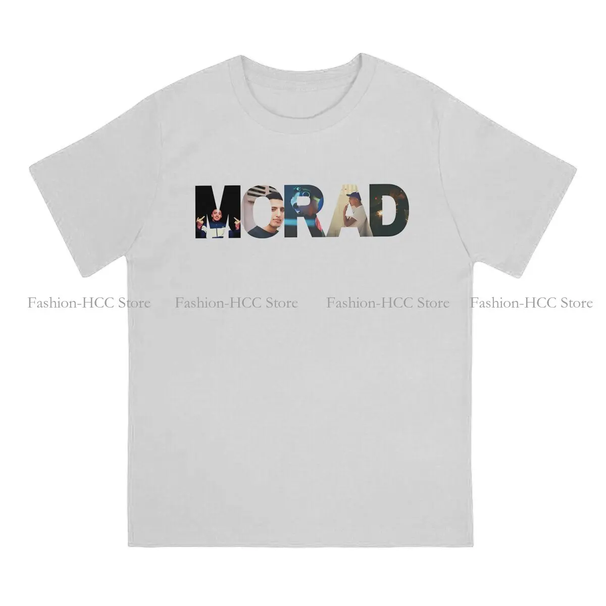 Handsome Round Collar TShirt MORAD Basic Polyester T Shirt Men Clothes Individuality