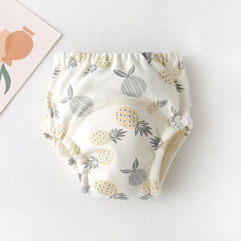 Baby Waterproof Reusable Training Pants Cotton Print Baby Diaper Infant Shorts Nappies Panties Changing Underwear Cloth New