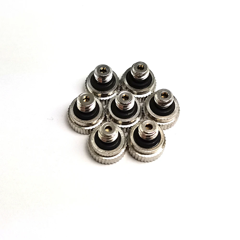 50pcs Low Pressure Atomizing Mist Nozzle Replacement Heads Water Misting Nozzles for Greenhouse Landscaping Cooling