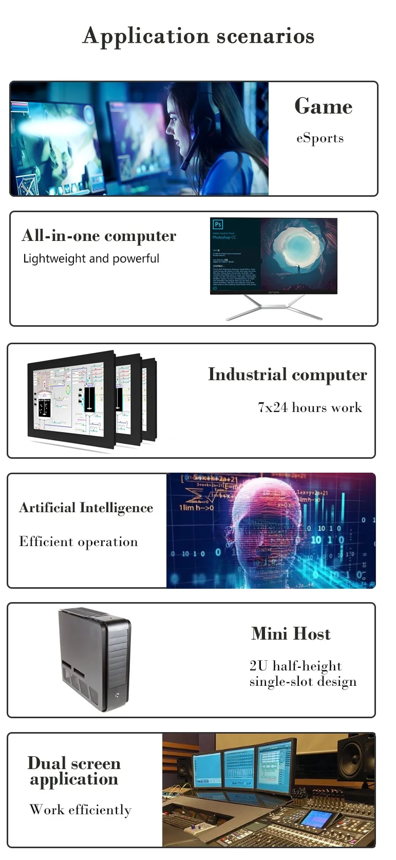 بطاقة رسومات SRhonyra AMD RX580 4/8GB متعددة العرض 2048SP GDDR5 256bit 6 HDMI بطاقة فيديو متعددة الشاشات GPU EDID #6
