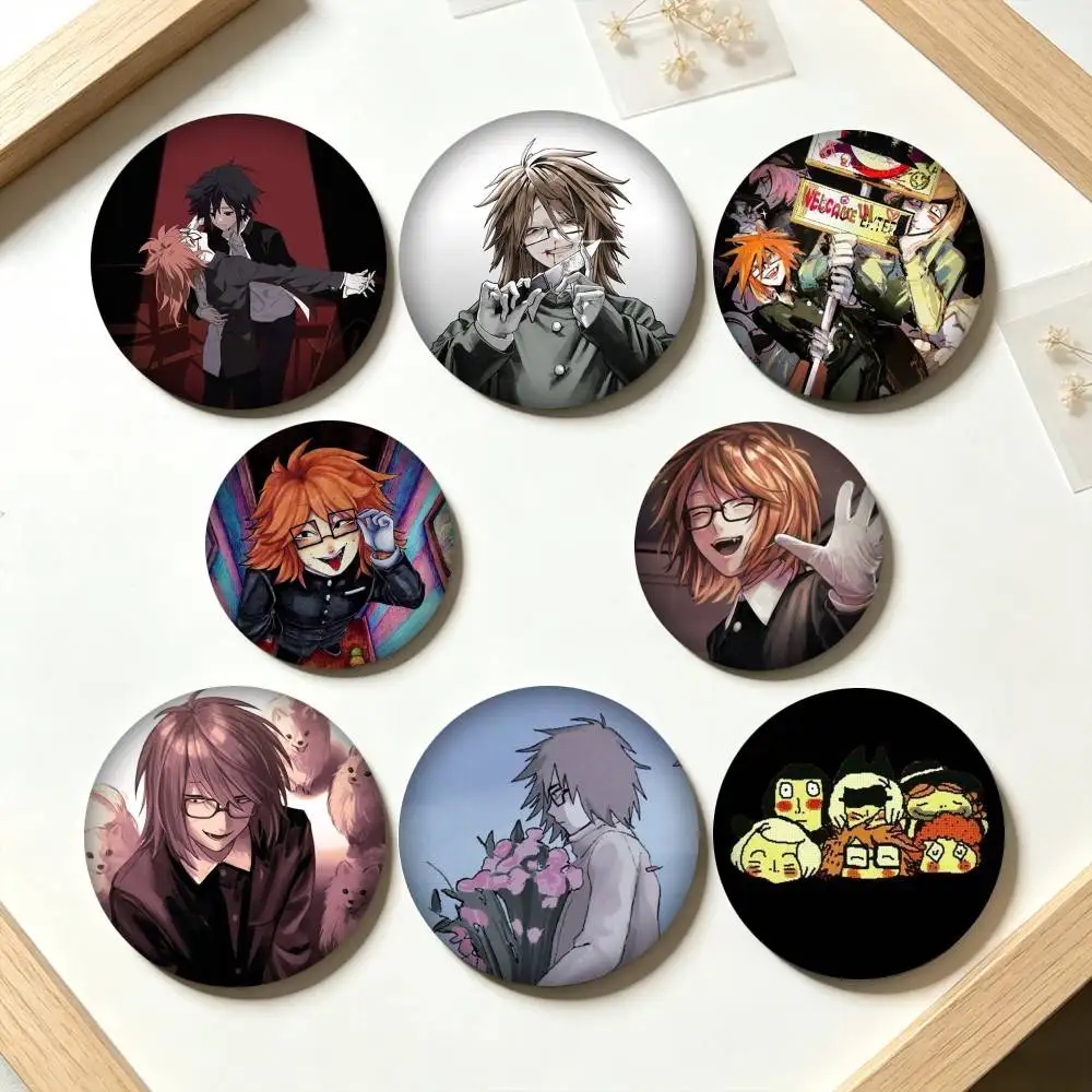 Ranfren Horror Webcomic 25 32 44 58 75mm Badges Personalized Round Brooches Pins Accessory Gift