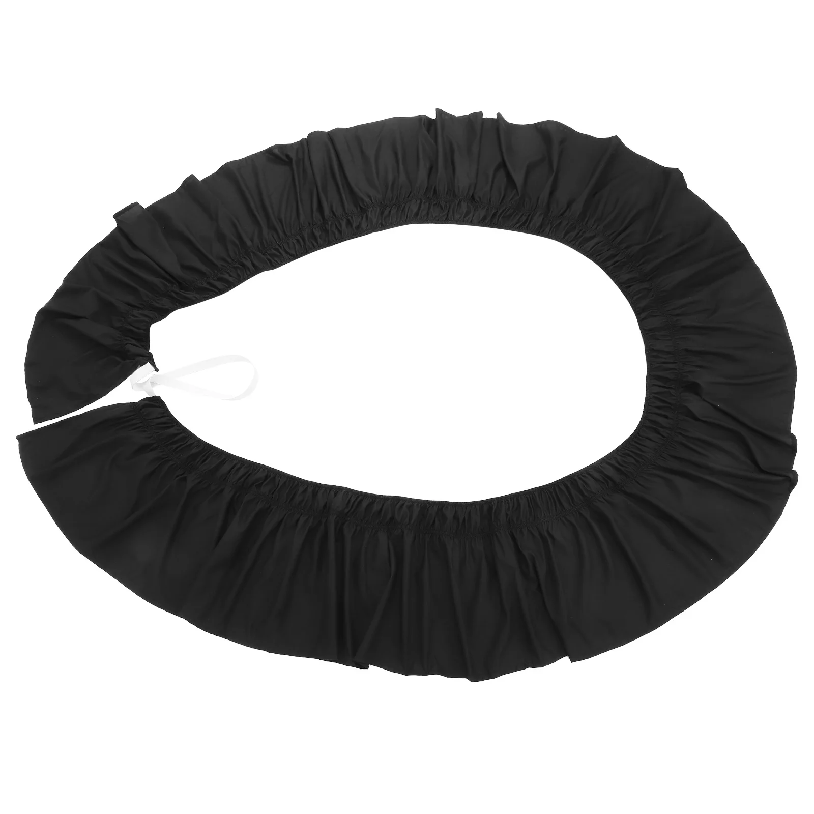 تنورة مرتبة مرنة طويلة من البوليستر الناعم قابلة للتعديل، مقاومة للبهتان، مستلزمات غرفة النوم