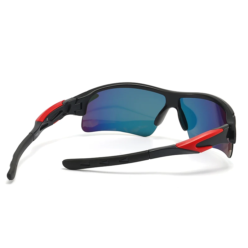 2024 New Colorful Bicycle Riding Glasses One-piece Sunglasses Men Europe And The United States Outdoor Sports Polarizing Sunglas