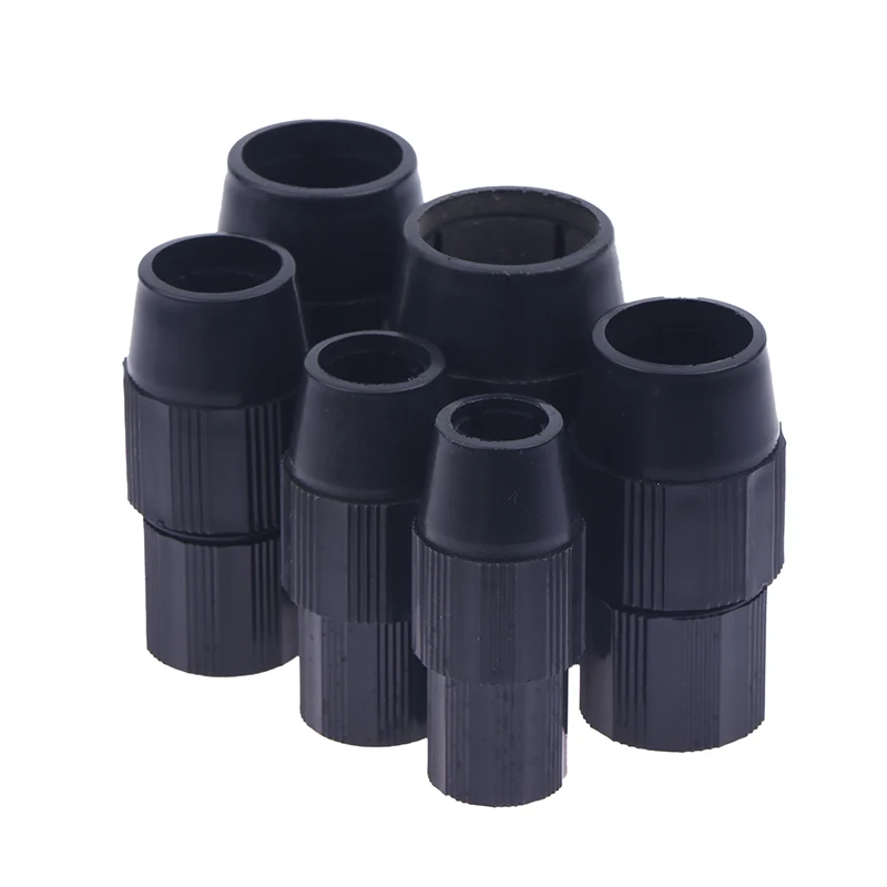 1Pc Plastic Telescopic Tube Connector Dip Net Pole Telescoping Pipe Twist Clamp Fixed Lock For DIY Carbon Fiber Tube