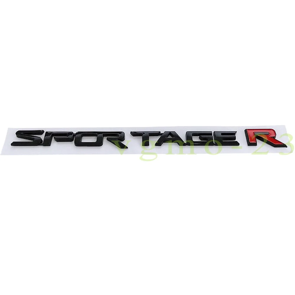 

Эмблема SPORTAGE R черного цвета на 2017 2018 2019 2020 2021 2022 KIA Sportage