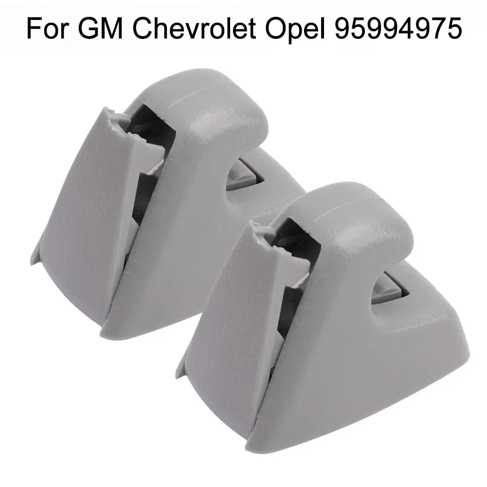 2pcs Sun Visor Clip For GM Chevrolet Opel 95994975 Cruze Sonic Spark Auto Sun Visor Hook Support Bracket Car Interior Accessary