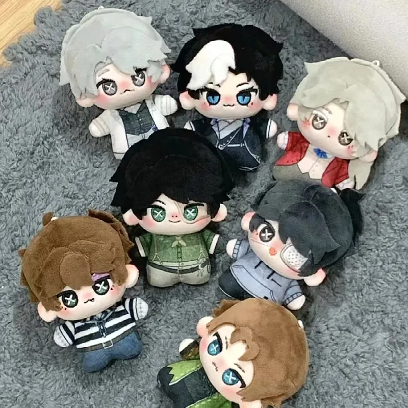 New Cartoon Identity V Doll Keychain 10cm Plush Cotton Doll Pendent Explorer Composer Mercenary Anime Figure Keyring Fans Gifts