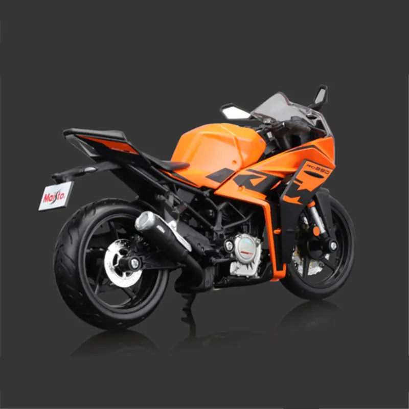 Bburago 1:12 KTM RC 390 Alloy Racing Motorcycle Model Diecast Metal Street Sports Motorcycle Model Collection Childrens Toy Gift