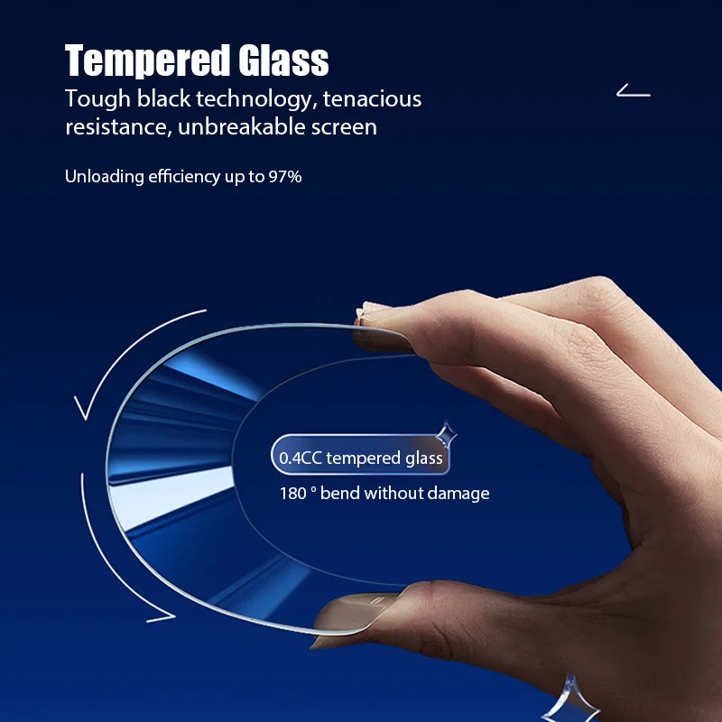4PCS Protective Glass for iPhone 17 16 15 14 13 12 11 Pro Max 13 12 Mini Screen Protector For iPhone 17 Air 16e 15 14 Plus Glass view 3