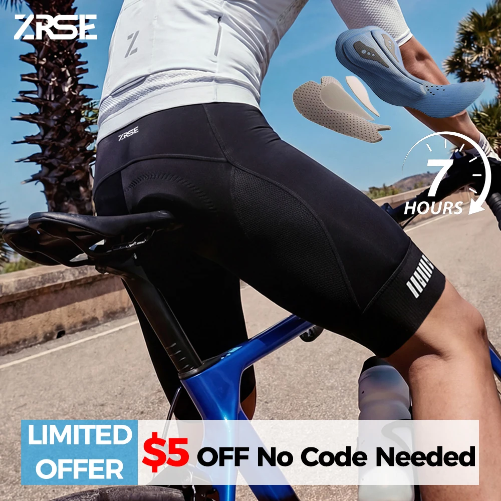 

ZRSE 7H Pad Italy Men Cycling Bib Shorts Bicycle Clothing MTB Road Bike Clothes Male Tights Summer Spring Bretelle Biker