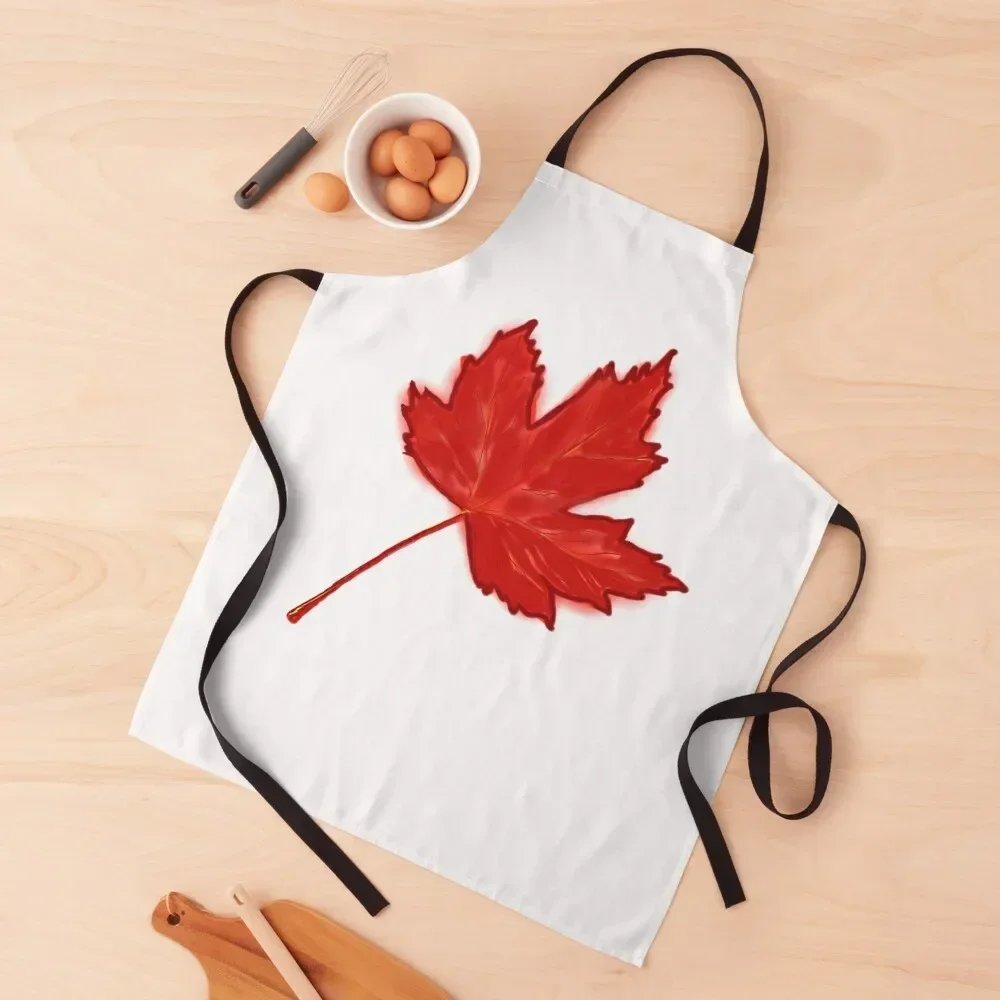 

Maple Leaf Apron chefs nail tech supplies Men's Kitchen carpenter Apron