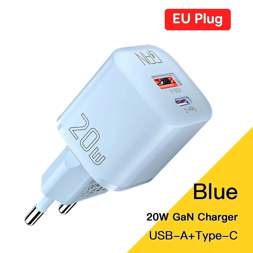 Essager 20W GaN USB Type C Charger PD Fast Charge Phone QC 3.0 Quick Chargers For iPhone 14 13 12 11 Pro Max Mini iPad Charging, image 16