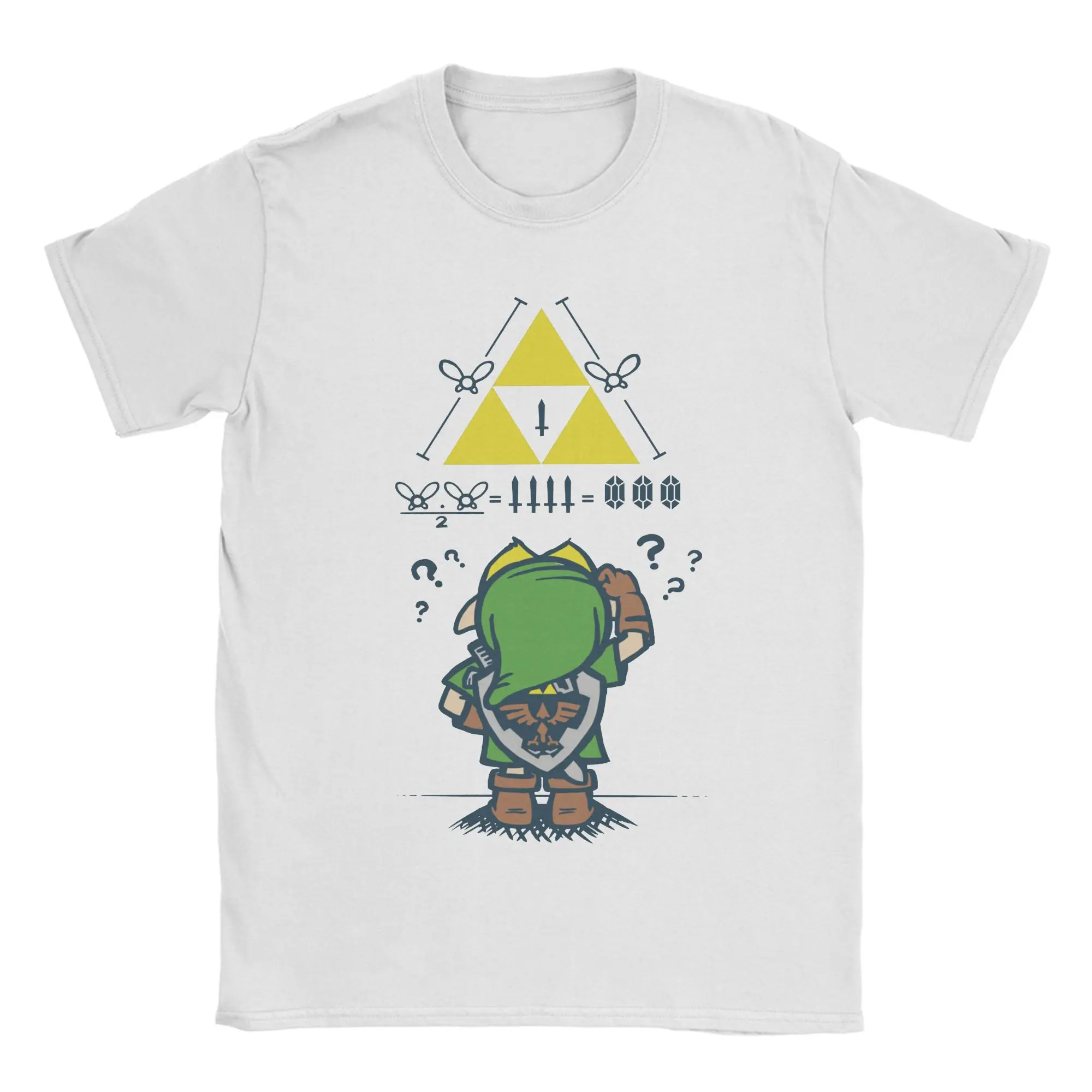 The Legend Of Zelda A Link to the Math T Shirt For Men Women Cotton Tops Novelty  Round Neck Short Sleeve