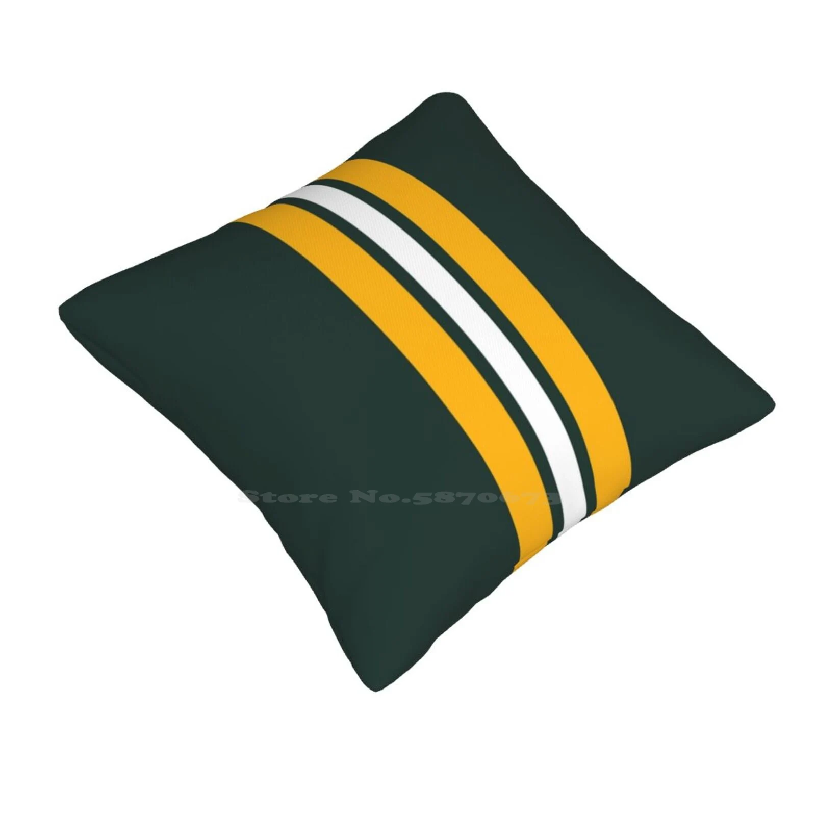 Green Bay Football Pillow Cover Hug Pillowcase State Football Yellow Sports Team Player Game Women Ohio Fans Super Wisconsin