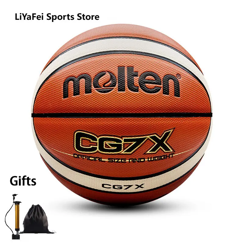 Molten Size 5 6 7 Basketball Match Training Outdoor Indoor Official Basketalls for Youth Woman Man Standard Balls Free Gifts