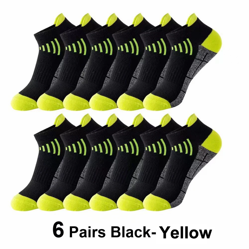 6/12 Paar neutrale, einfarbige Low-Top-Sportsocken für Frühling und Sommer, schweißabsorbierend, atmungsaktiv, bequem, für alle Jahreszeiten geeignet – Detail 22
