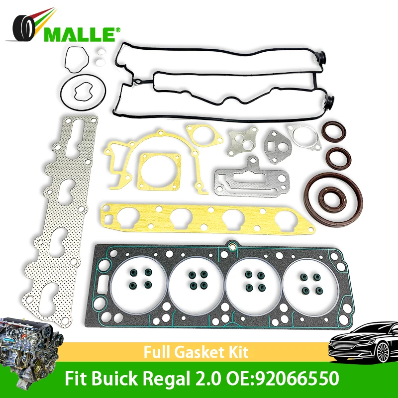 

Auto Engine Repairing Full Gasket Kit Fit For GM Chevrolet REZZO EPICA VIVANT DAEWOO Buick Regal 2.0 Car Accessories OE:92066550