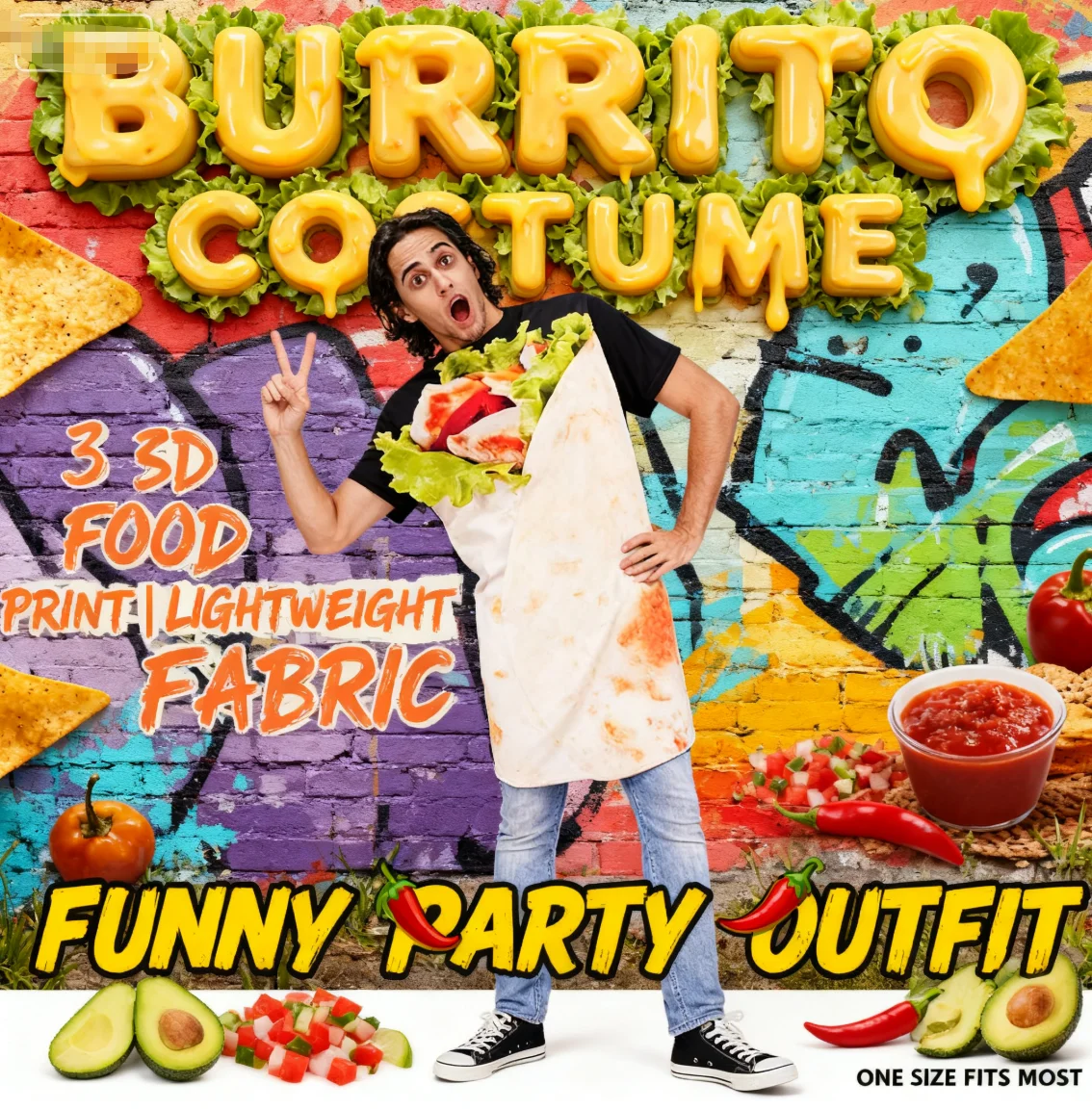 

Взрослая пара, одинаковые забавные костюмы для вечеринок с едой, пицца в рулоне, персонаж, костюмы для выступлений для косплея