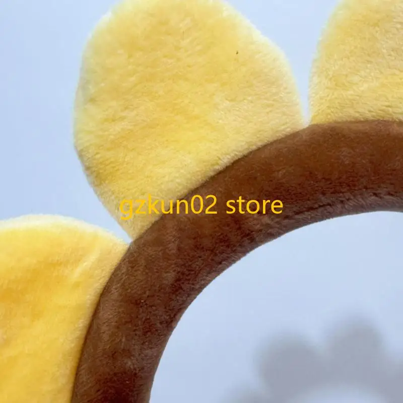 

KXRB Lovely Hairhoop Plush High Skull Hairband Music Festival Headwear Female Makeup Headband for Everyday Use