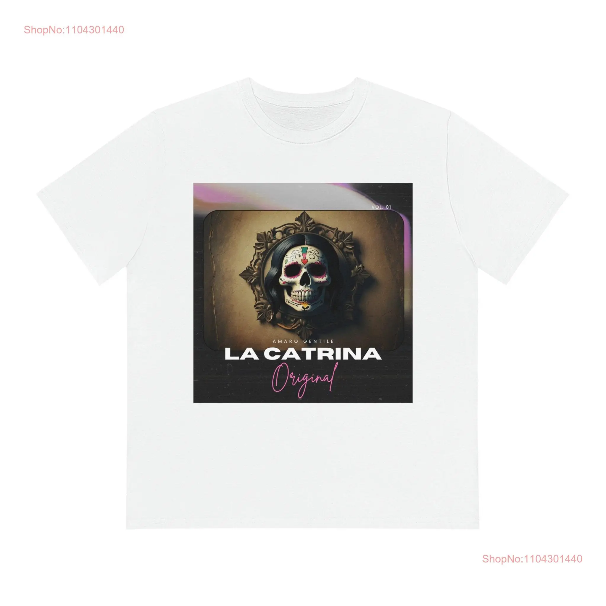

La Catrina Original Deluxe Men's Organic Sparker T shirt long or short sleeves