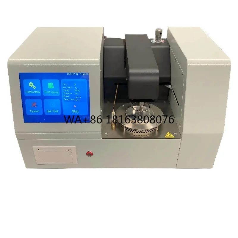 Auto Cleveland Open Cup Flash Point Tester Digital Flash Fire Point Meter for Petrochemical Oil Bitumen Laboratory Analysis