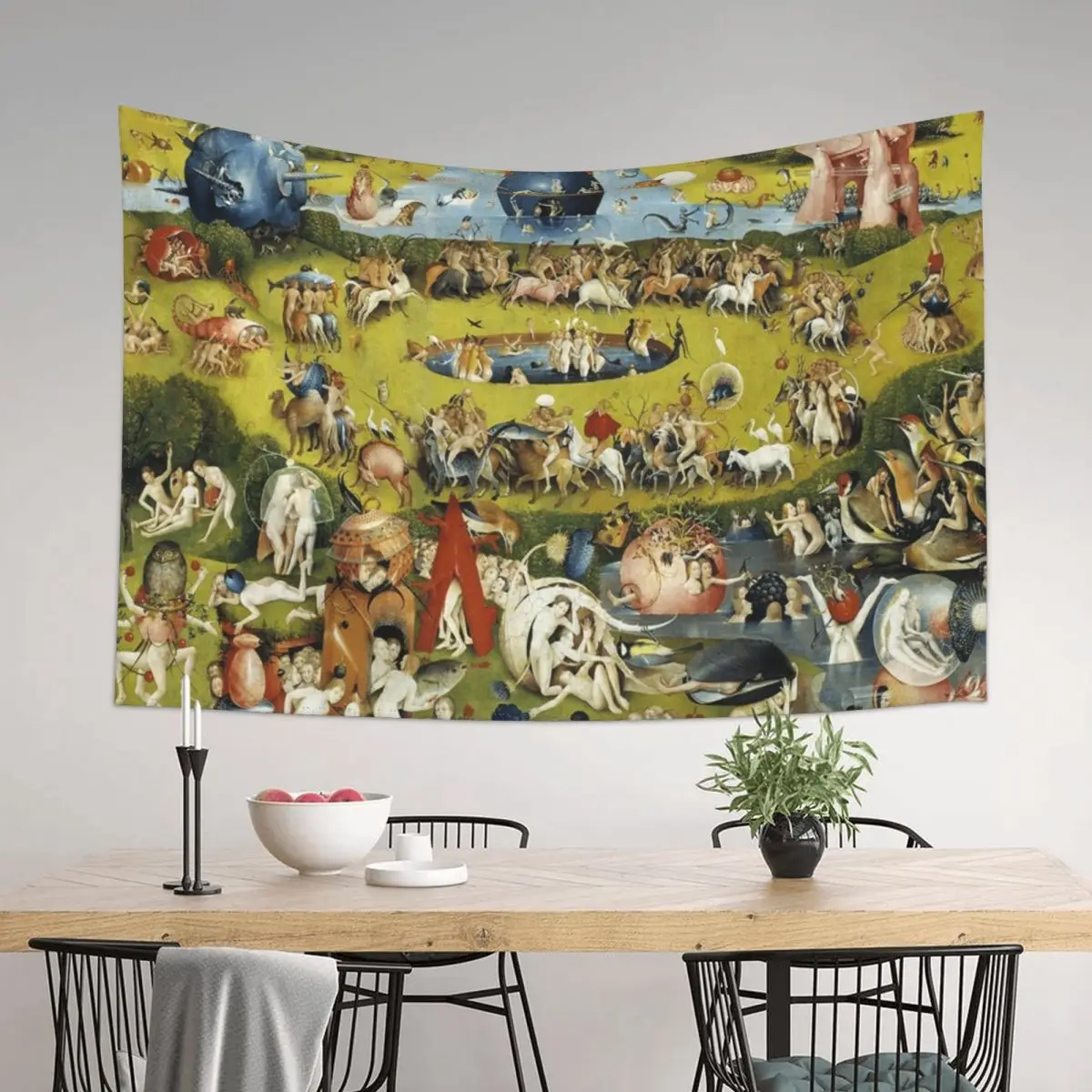 

The Garden of Earthly Delights by Hieronymus Bosch Tapestry Wall Coverings Outdoor Decor Tapestry