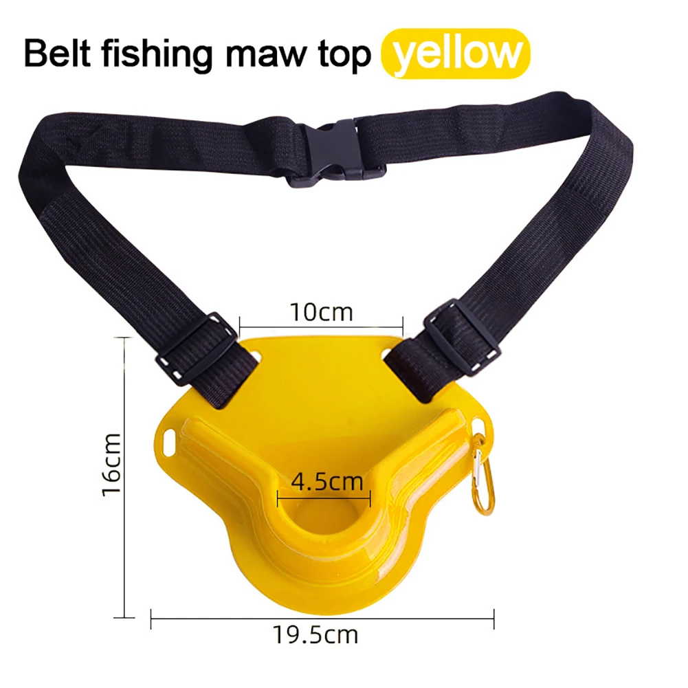 Fishing Belt Rod Holder Fighting Belt Waist Belt Portable Fishing Pole Holder For Outdoor Fishing 16 x 19.5 x 6.3 Cm