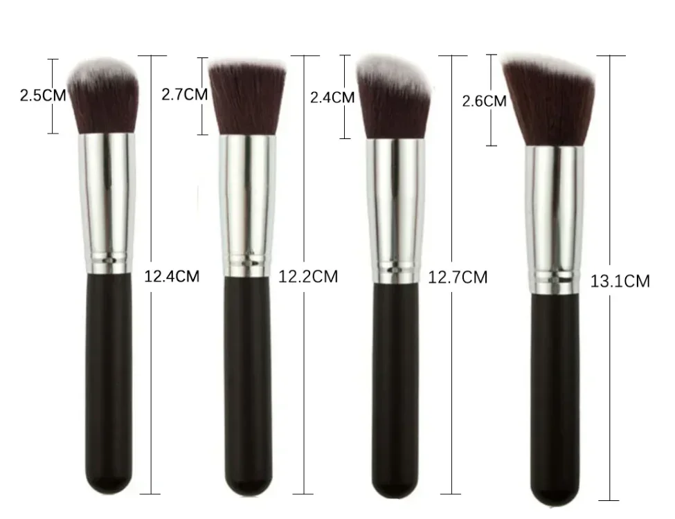 10 Stuks Luxe Make-Up Kwasten Sets Foundation Poeder Blush Oogschaduw Concealer Lip Oogborstel Cosmetica Maquiagem Beauty Tools