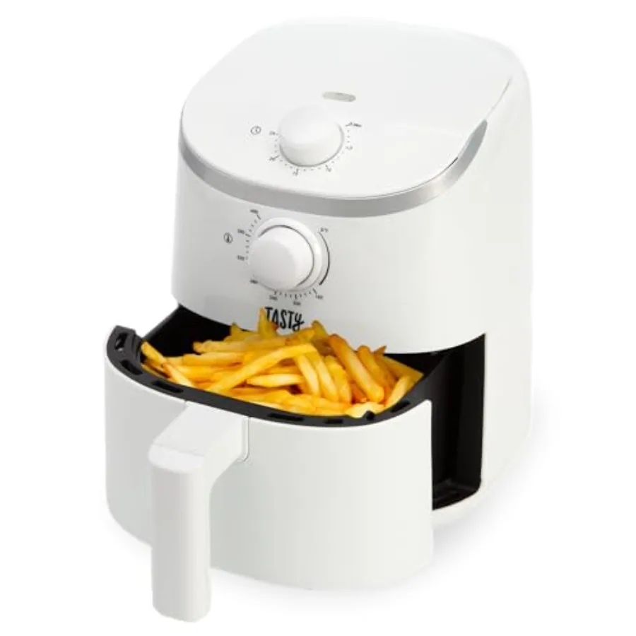 

Personal Air Fryer, Healthier Meals in Minutes, Adjustable Temp Control up to 400°F, Easy-to-Use Design, Nonstick Basket and Tr