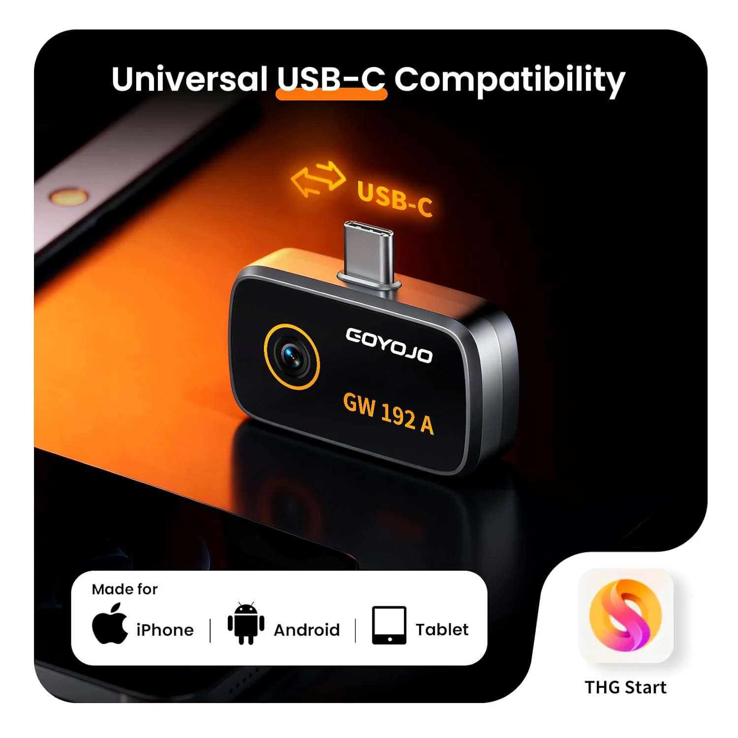 GW192A Thermal Camera for Phone 192x192 Resolution