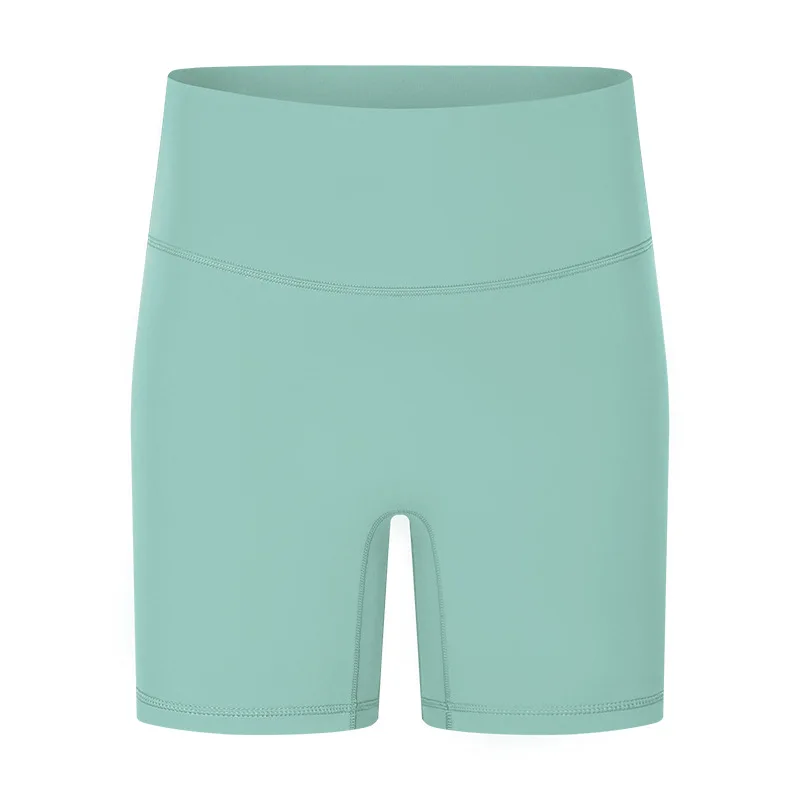 Linha Skinny Yoga Shorts para Mulheres, Calças Esportivas, Roupas Fitness, Verão, Novo, L