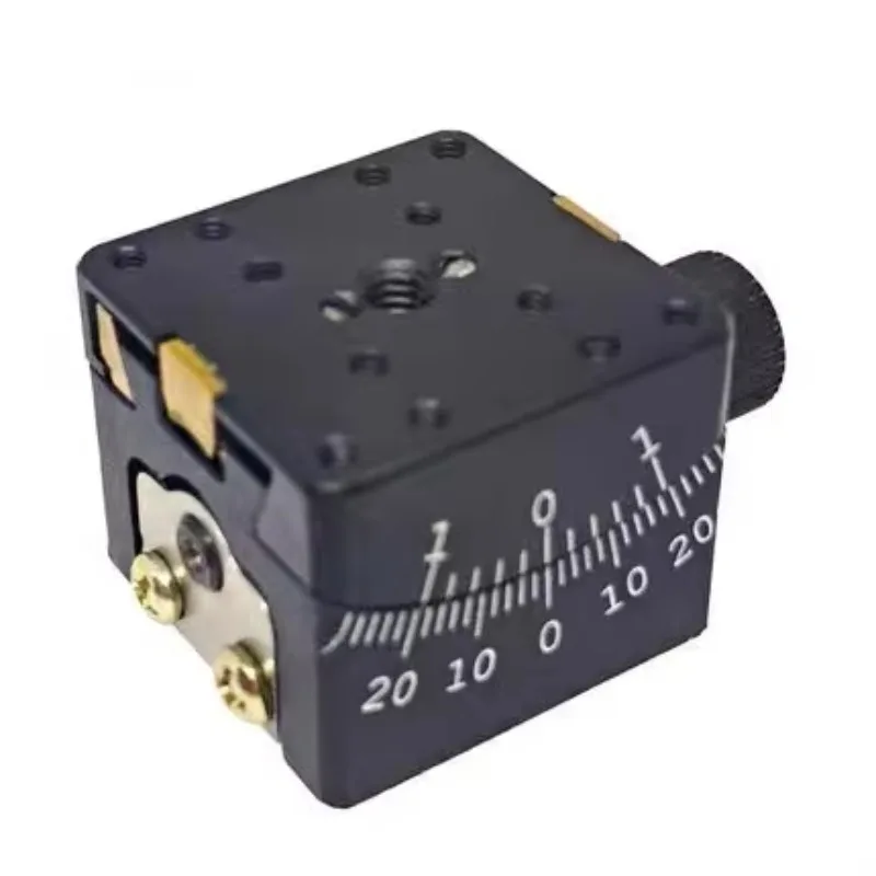 LDTSJ-02-30WW 25x25mm Worm Gear Manual Tilt Stage | ±30° Adjustment Range  2kg Load Capacity