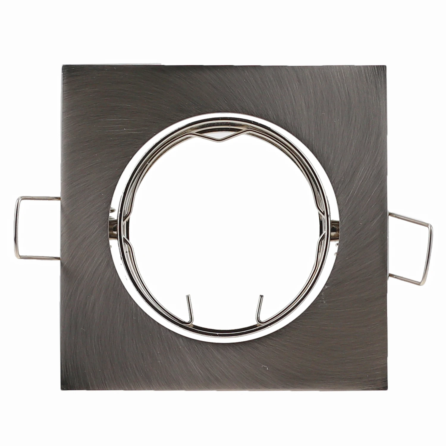 Vierkante Inbouw Plafond Downlight Uitsparing 70Mm Montageframe Gu10/Mr16 Halogeenlamphouder Basis Verlichtingsarmatuur