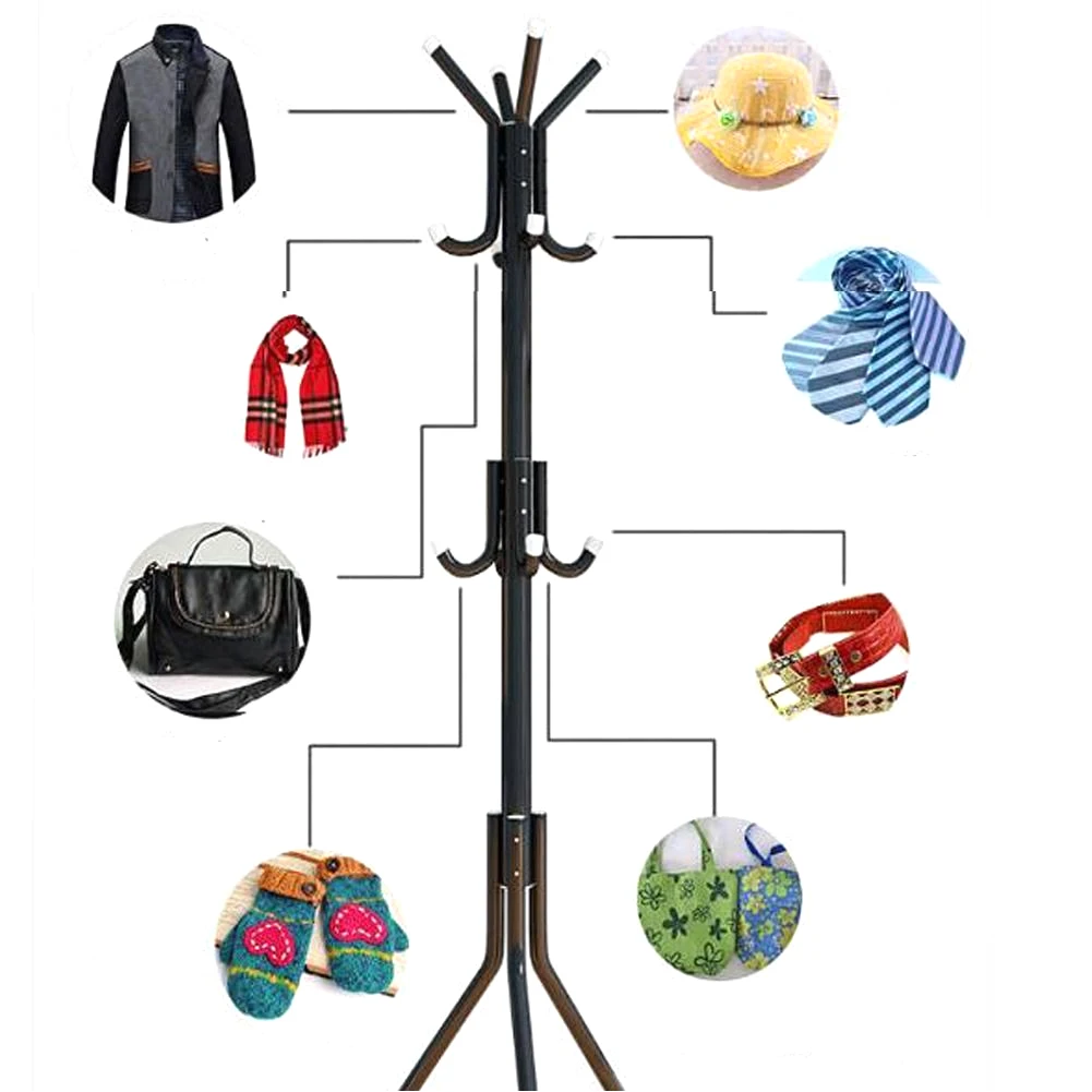 Floor Stand Coat Rack Household Metal Clothing Racks Simple Combination Clothes Hanger Clothing Display Stand Hanging Clothes