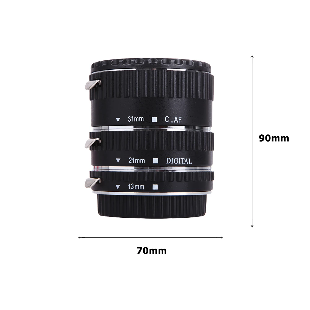 For Canon EF EF-S Macro Lens Extension Mount Extender Tube Replacement Accessory