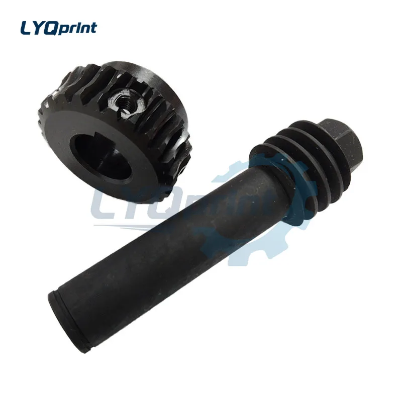 1 PCS Worm Gear Shaft GTO SM74 MO 42.006.029 Machine Gear Offset Printing Spare Parts Durable