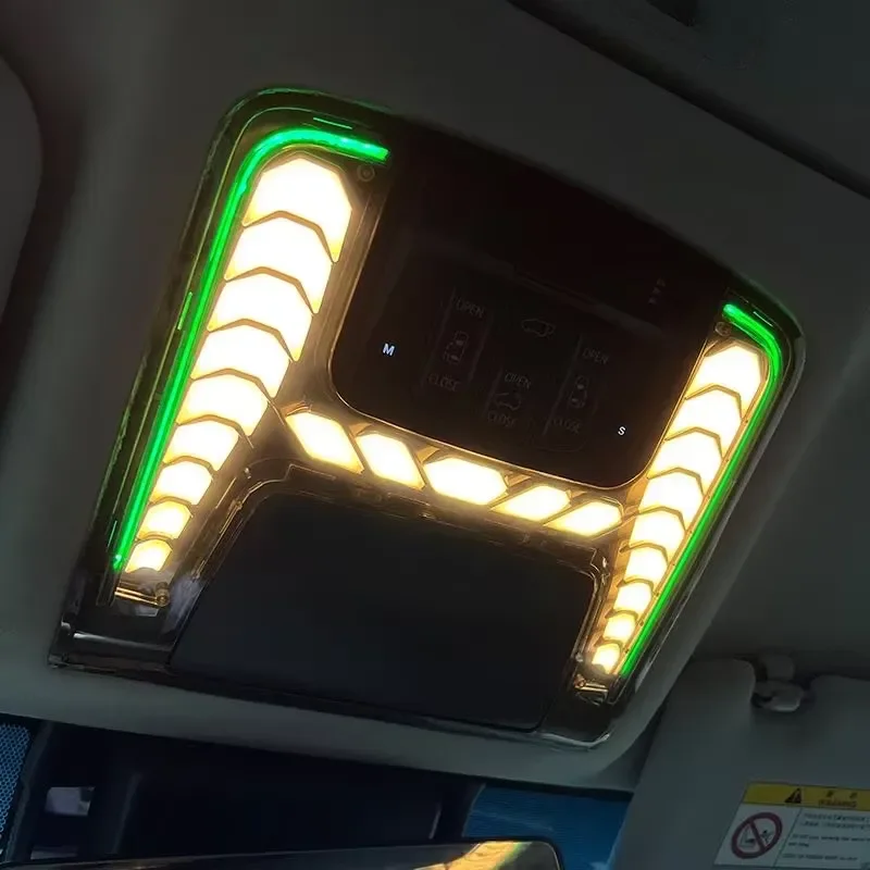 For Alphard /Vellfire 30 Series 2015-2022 Glefon 64 Colors App Control Roof Reading Light Kit Interior Atmosphere Lamp