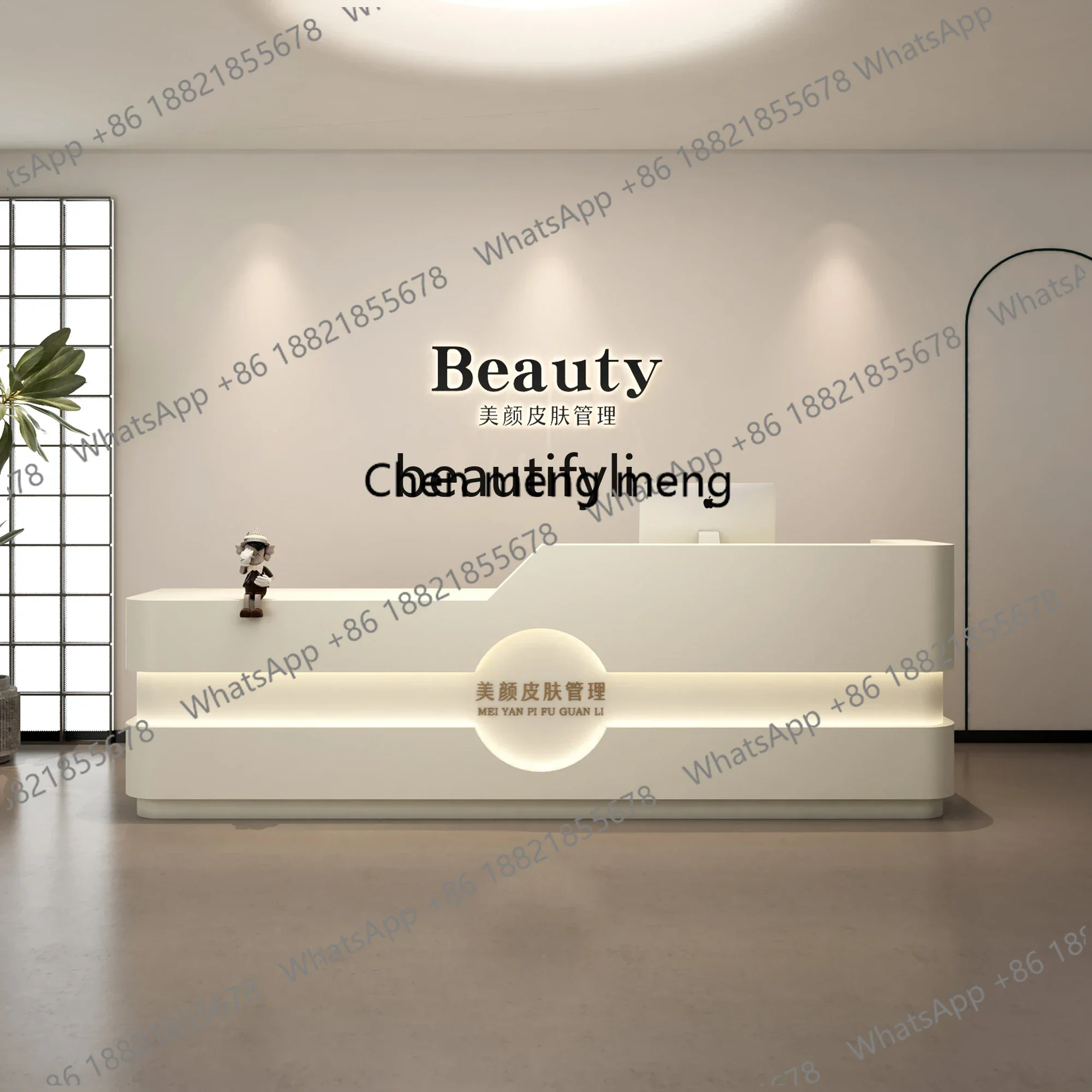 Cashier Simple Modern Company Reception Desk Beauty Salon Restaurant Women's Clothing Store Training Institution Hair Salon