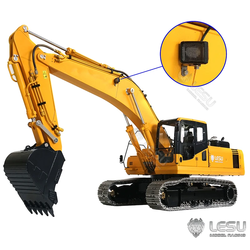 Lesu 스포트라이트 Led 램프 예비 부품 1/14 Rc 유압 굴삭기 Ac360 Pc360 C374 Et30H Toucan Toys Th18394