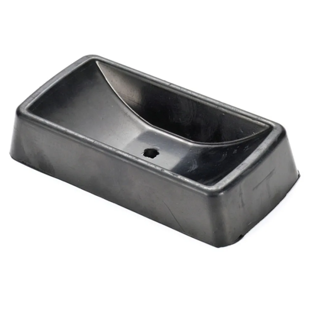 Rubber Wheel Chock Single Piece Heavy Duty Stabilizer for Trailer Jack Wheel Dock Prevents Movement on Soft or Uneven Terrain
