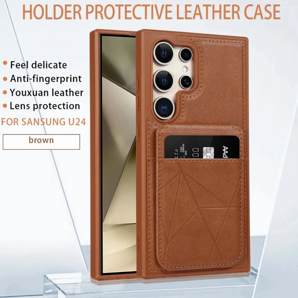 

detachable 2 in 1 Card holder Magnetic Wallet Leather Phone Case For Samsung Galaxy S25 Ultra S24 S23 Plus S22 Stand Back Cover