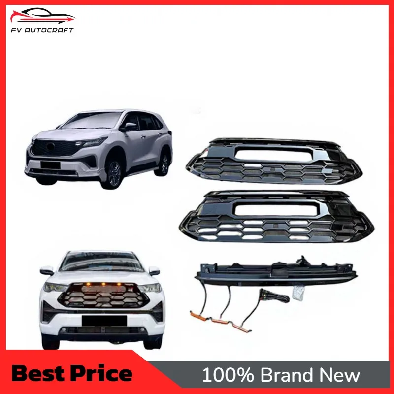 【2026】New 2023-2024 Mingyang Car Accessories Front Bumper Grille For Innova Zenixb Upgrade To Gr Sport Body Kit