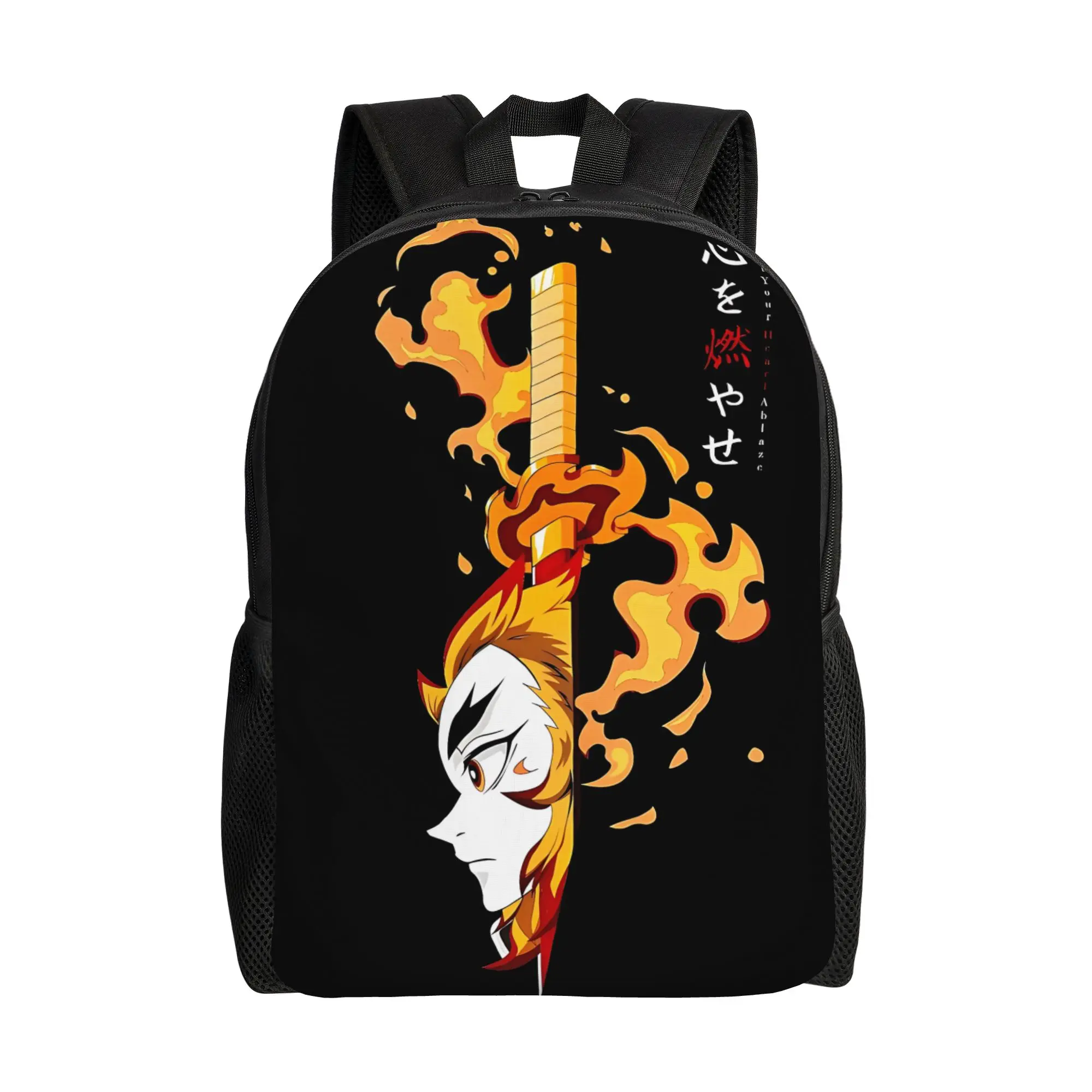 

1Piece Demon Slayer College Bag Earrings Backpack New Semester Begins