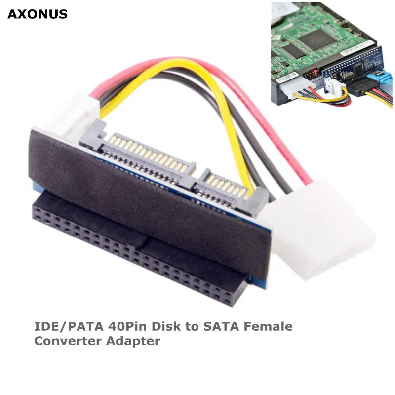 �y�Z�[�����zIDE to SATA�ϊ��A�_�v�^�[ 3.5�C���`�n�[�h�f�B�X�N DVD IDE���w�h���C�u CD���C�^�[ �f�X�N�g�b�v�p�\�R����SATA VCR�p�������|�[�g�ɐڑ�