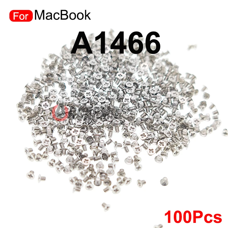 100Pcs/Lot Keyboard Screw For MacBook A1466 1.2*1.2MM Screws Replacement Parts