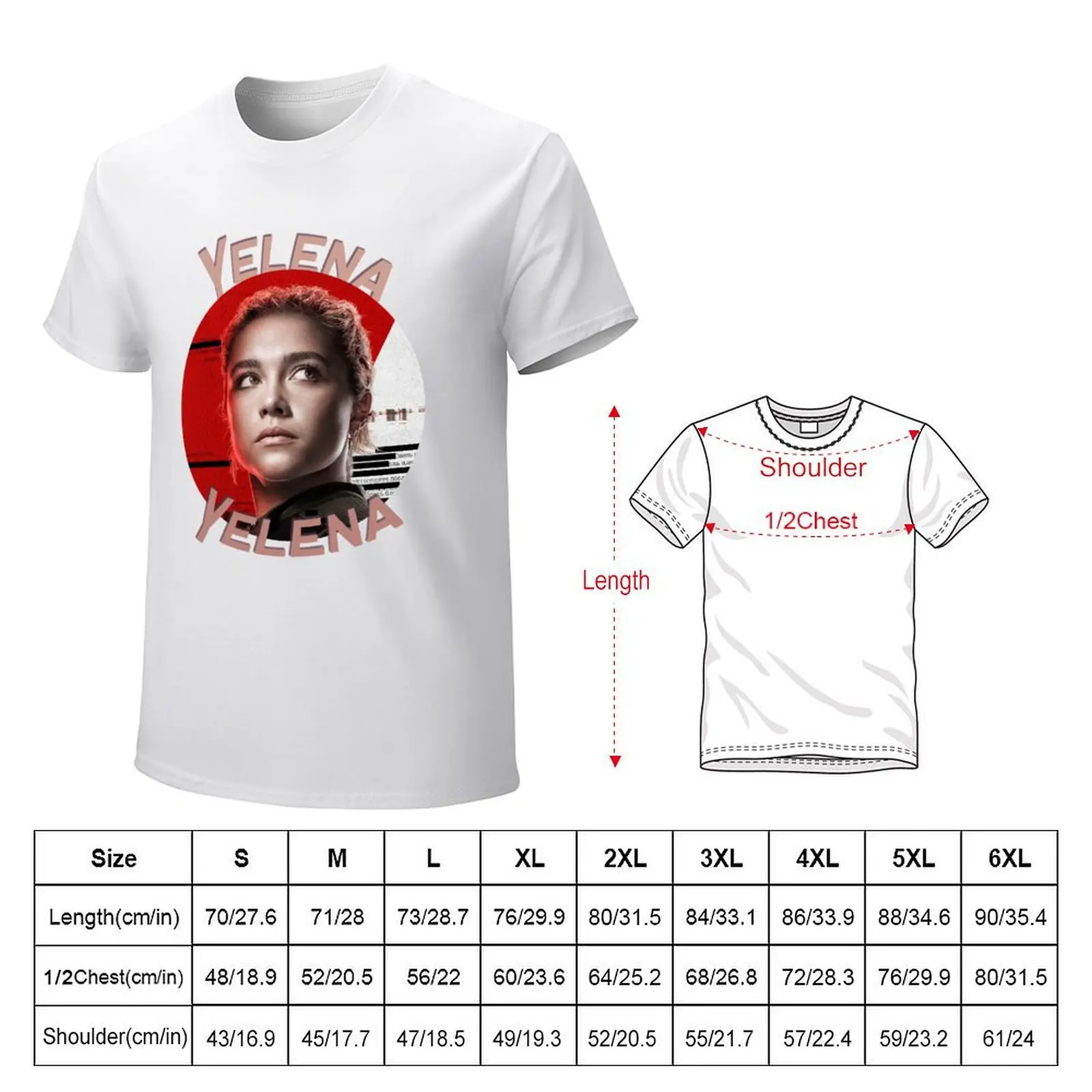 Yelena T-Shirt graphics tees t shirts for men cotton