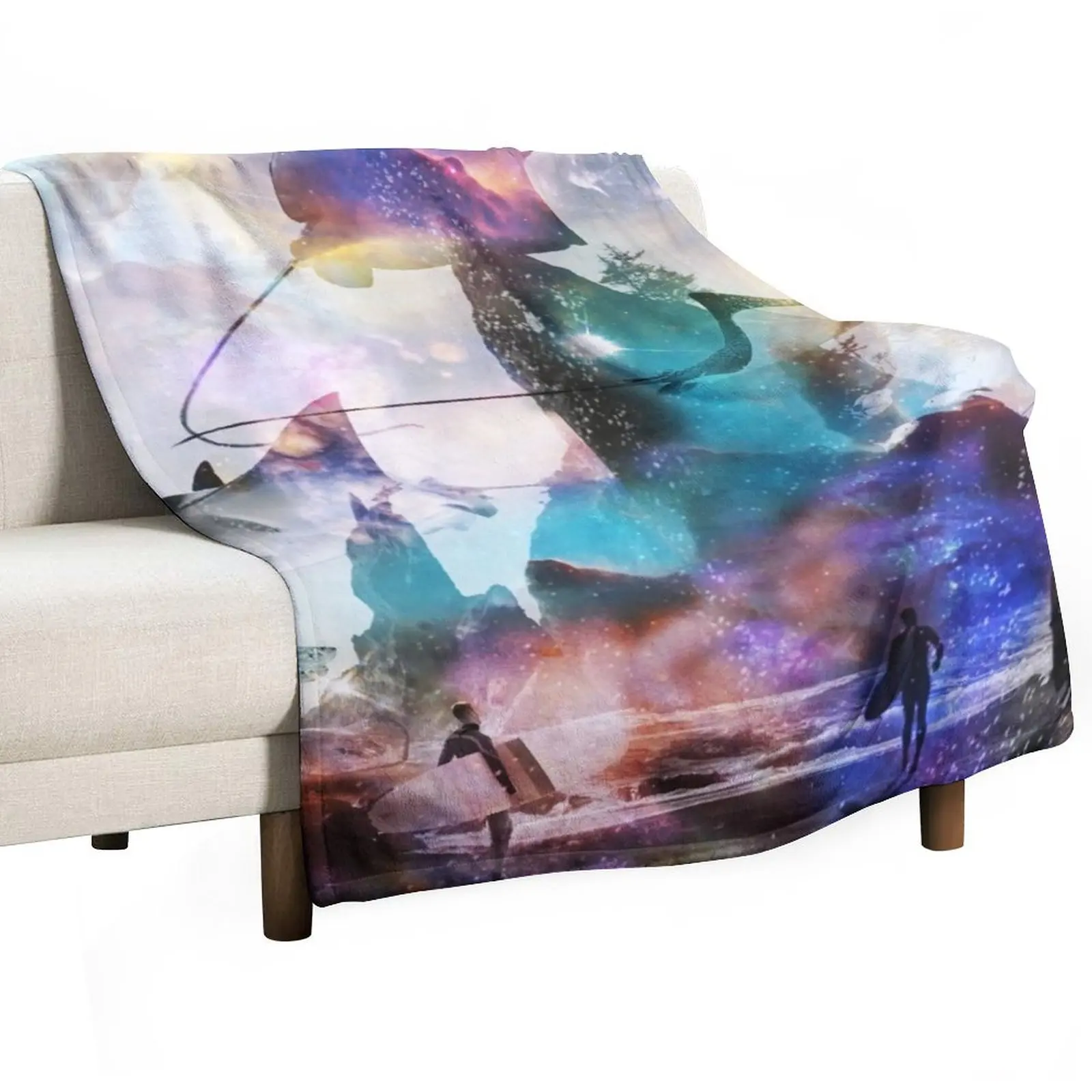 Tripping out at Rays Point Throw Blanket Blankets For Sofas Sofa Throw Hairys Blankets