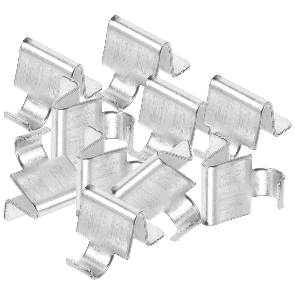 

10 Pcs Clips Metal Shelving File Cabinet Accessories Bracket Supports Adjustable Cabinet Shelf Supports Hardware Pegs Steel