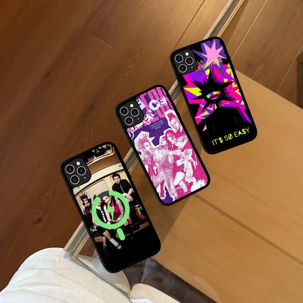 

Industrial Band Mindless Self Indulgence Magnetic Case For IPhone 17 16 14 13 12 11 15 Pro Max Plus Wireless Charge Phone Cover